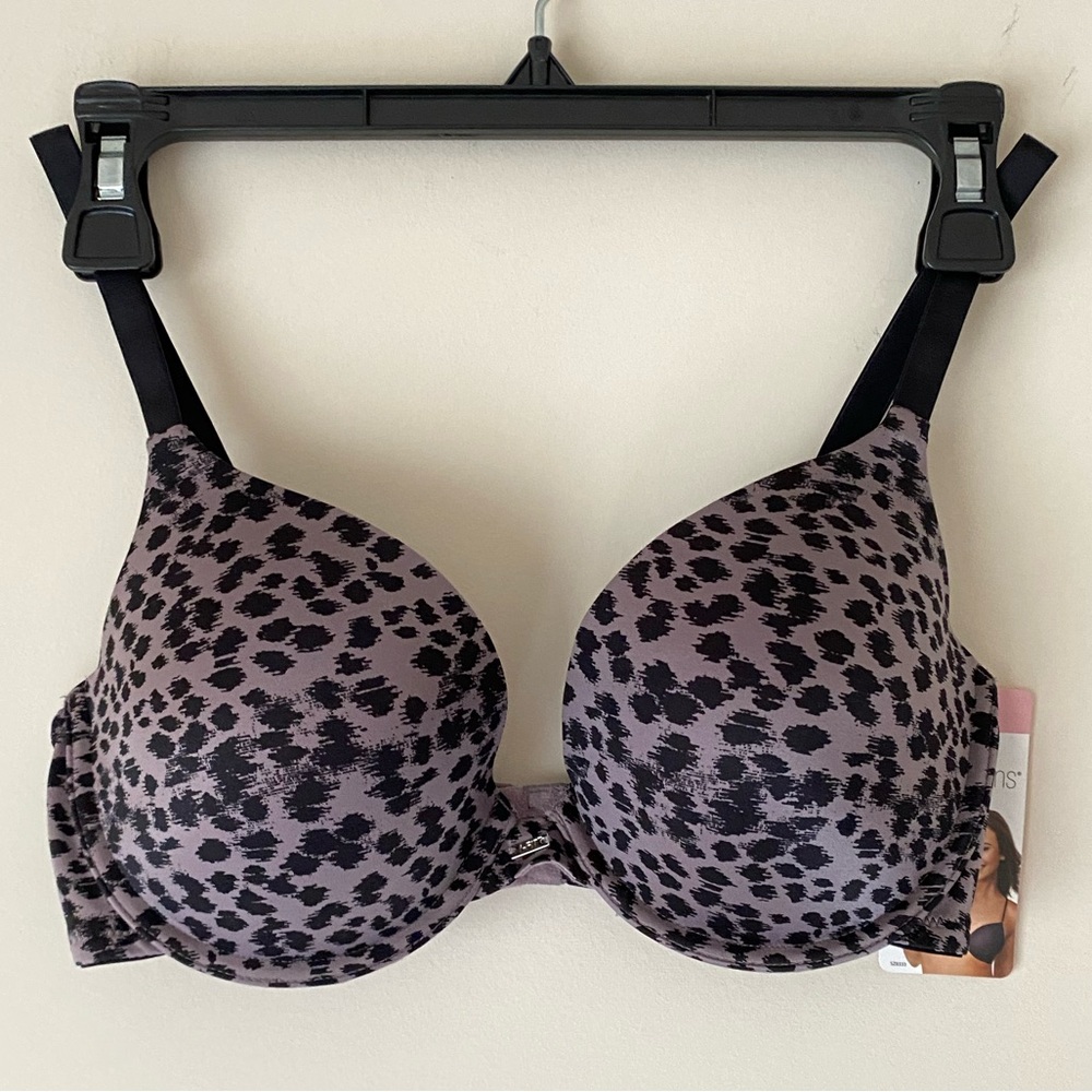 Self Expressions Women’s Leopard The i-FIT T-Shirt Bra - 34D - New with Tags